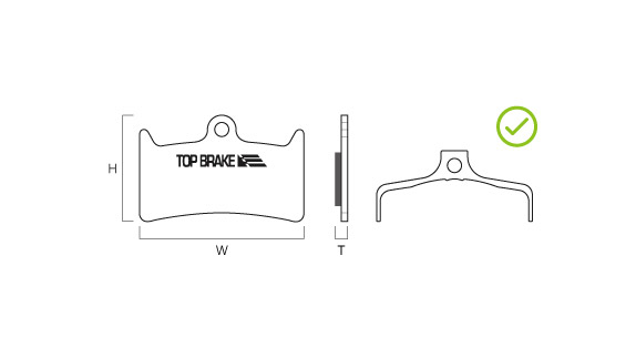 top brake bike brake pad For Hope Tech 3 V4