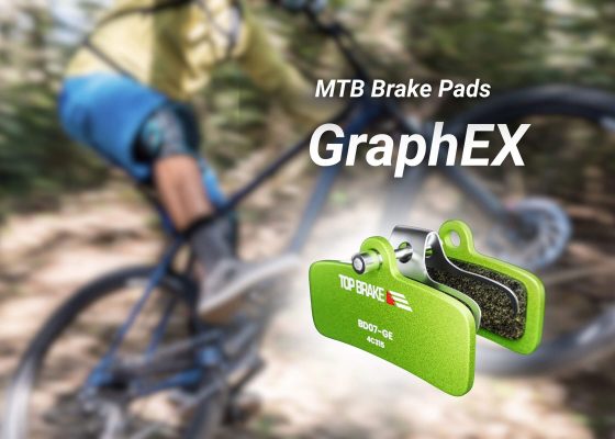 comparison MTB brake pads with graphex-top brake