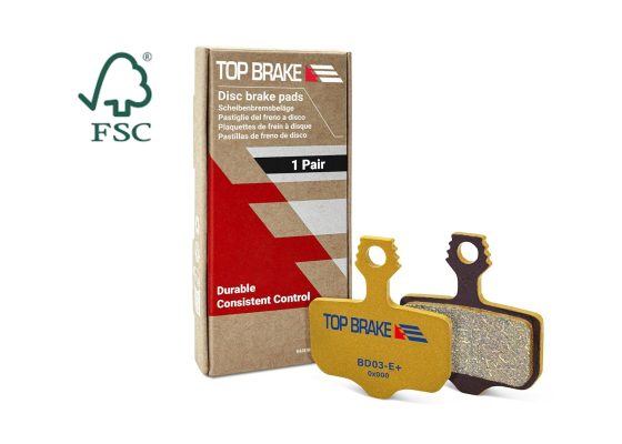 FSC Certified MTB Brake Pads Packaging Top Brake
