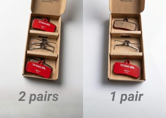 MTB Brake Pads Flexible Packaging Design Top Brake